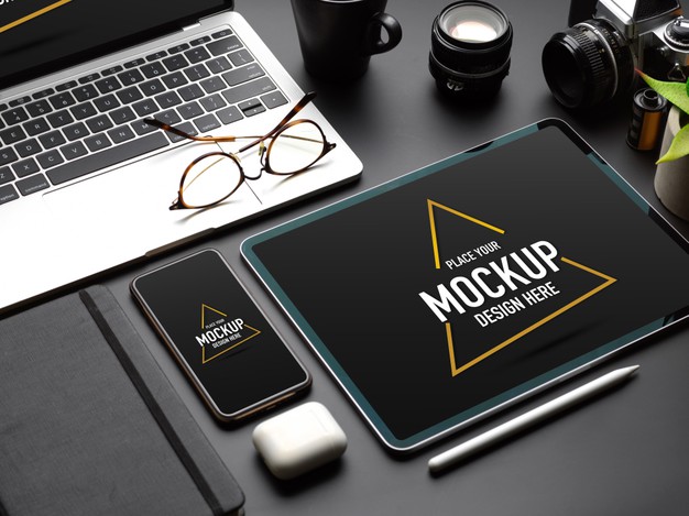 Website Homepage Mockup Design