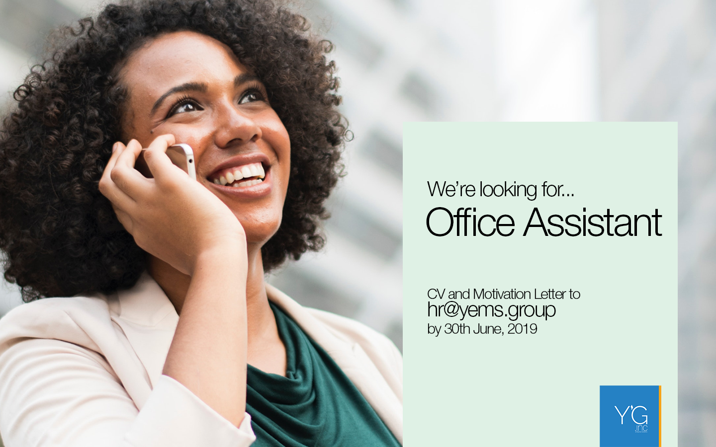 We're Looking for an Office Assistant